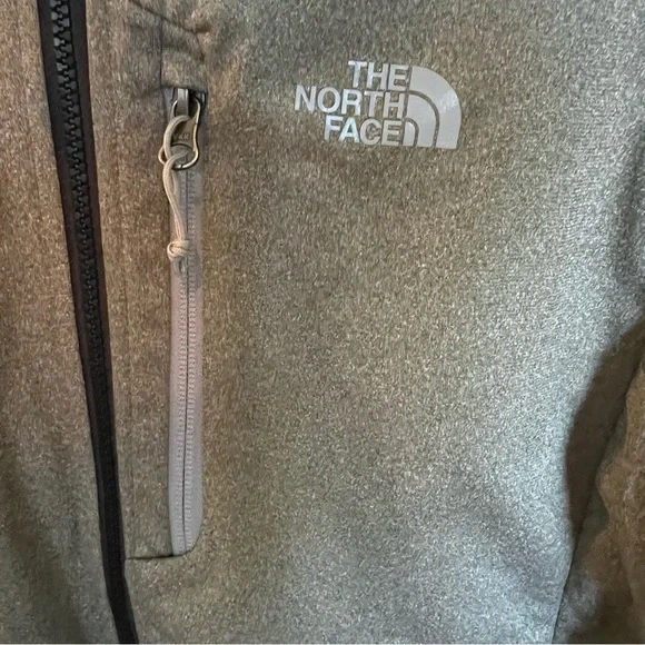 NORTH FACE Mens XL Jacket Knit Lightweight Jacket Zip 3 Pocket + 1 Inside Gray - Picture 4 of 8